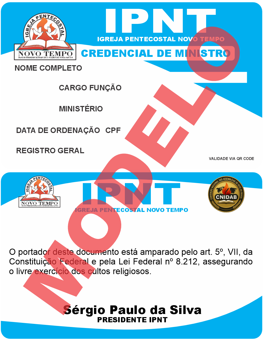 IPNT - Igreja Pentecostal Novo Tempo